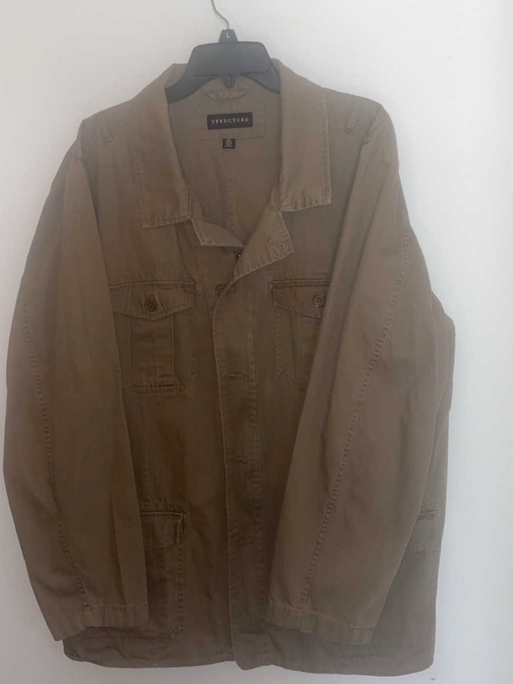Structure Men's Brown Military Field Jacket